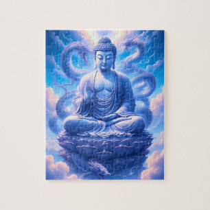 Puzzle Meditación del Buda Dragón Místico