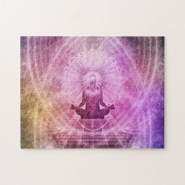 Puzzle Meditación espiritual del yoga Zen Colorful