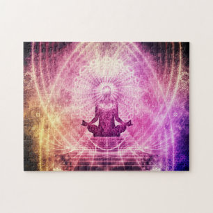 Puzzle Meditación iluminada Chakra Coherencia del Corazón