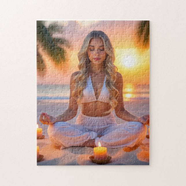 PUZZLE MEDITATION - YOGA - WELLNESS - CARPE DIEM (Vertical)