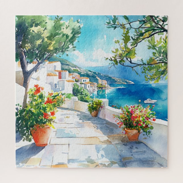 Puzzle Mediterranean Summer (Vertical)