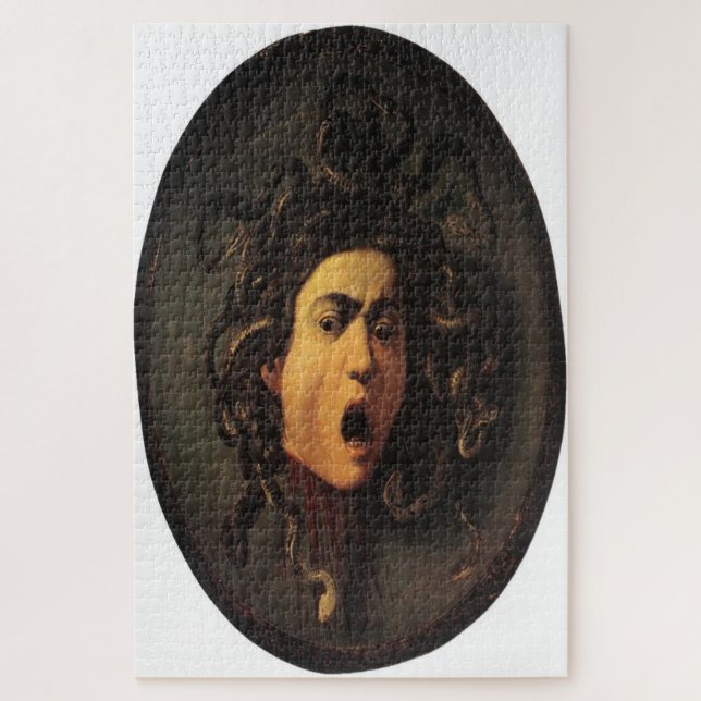 Puzzle Medusa (1596) de Caravaggio (Vertical)