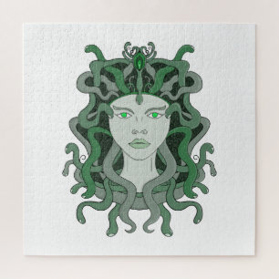 Puzzle Medusa Gorgo Serpiente Gorgona Monstruo Mitología