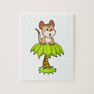 Puzzle Meerkat con árbol