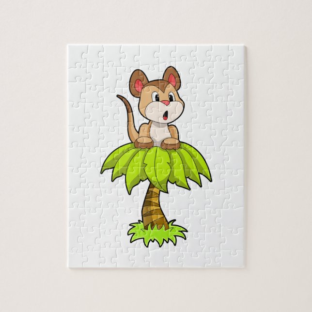 Puzzle Meerkat con árbol (Vertical)