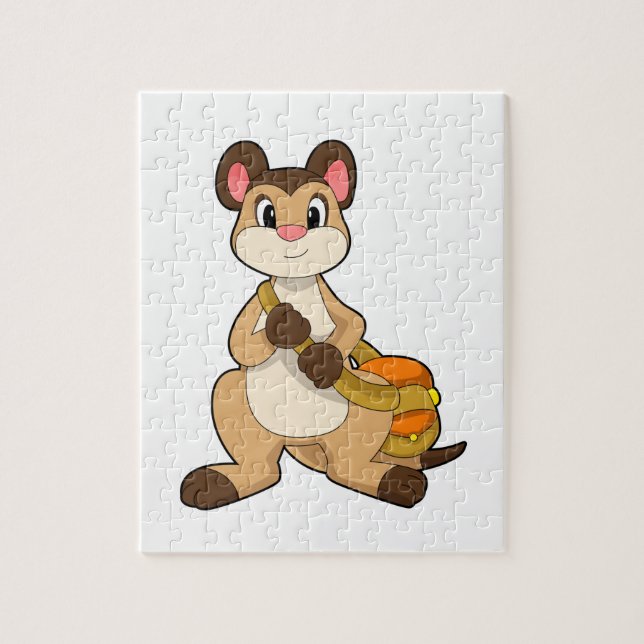 Puzzle Meerkat con bolsa (Vertical)