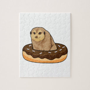 Puzzle Meerkat con Donut