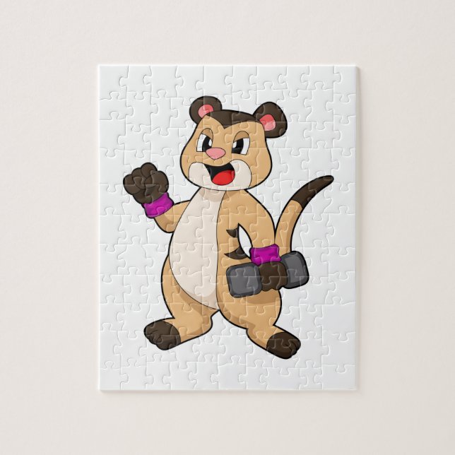 Puzzle Meerkat con Dumbbell (Vertical)