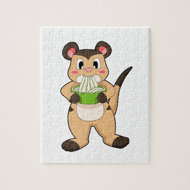 Puzzle Meerkat con Ramen (Vertical)