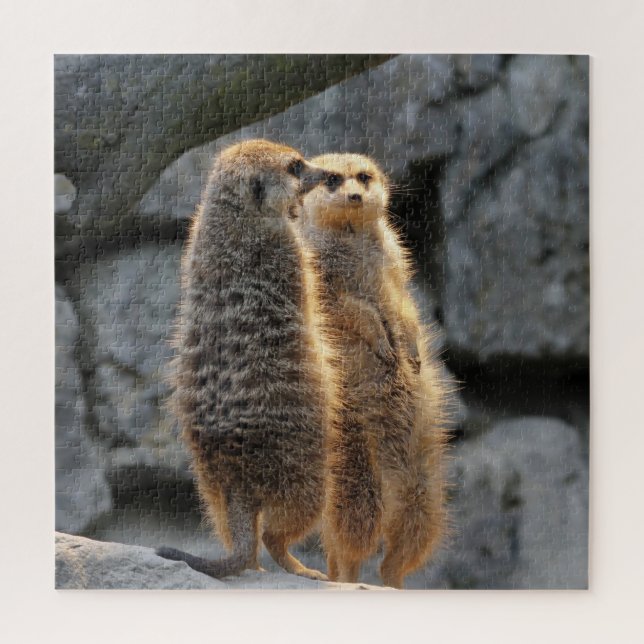 Puzzle Meerkats Mirrored (Vertical)