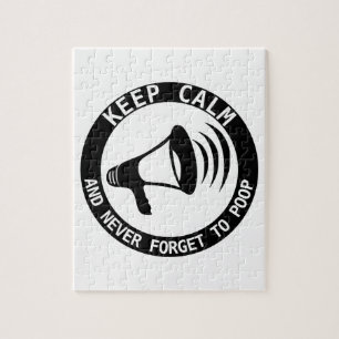 Puzzle Megaphone: Mantener La Calma Y Nunca Olvidar