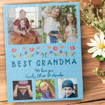Puzzle Mejor Abuela Corta Flores Florales Fotos De Famili<br><div class="desc">Mejor Abuela Corta Flores Familia Floral 5 Fotos Puzzle. Flores dibujadas a mano y 5 fotos familiares. Crea tu propio regalo personalizado para una abuela por el Día de la Madre,  cumpleaños o Navidades.</div>