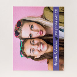 Puzzle Mejor amigo desde la plantilla de foto personaliza