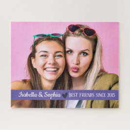 Puzzle Mejor amigo desde la plantilla de foto personaliza