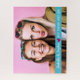 Puzzle Mejor amigo desde plantilla de foto personalizada