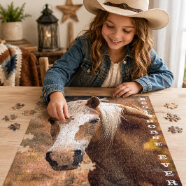 Puzzle Mejor Caballo Personalizado Foto