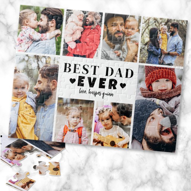 Puzzle Mejor Collage de Fotos del Papá (Best Dad Photo Collage jigsaw puzzle)