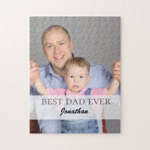 Puzzle Mejor diseño de nombre de papá cita familiar