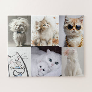 Puzzle Mejor foto de mascota de mamá gata – Personalizada