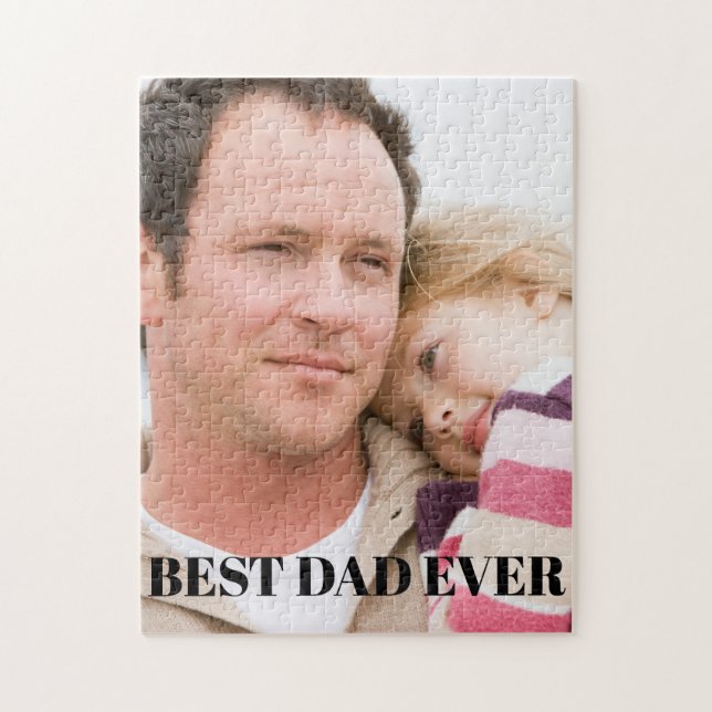 Puzzle Mejor foto de papá (Vertical)