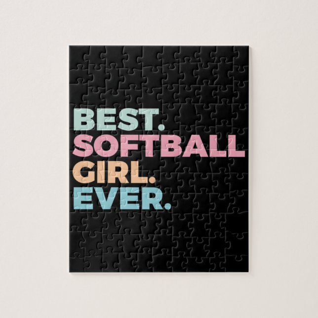 Puzzle Mejor jugador de Softbol (Vertical)