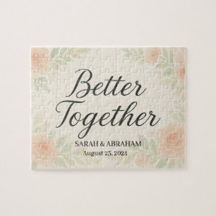 Puzzle Mejor Juntos Boda de Personalizable: Favor del Rom