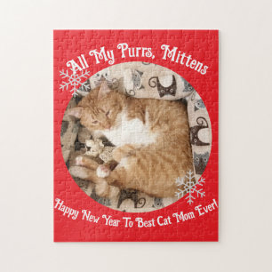 Puzzle Mejor Mamá / Papá de Gatos del Mundo , Foto de Ga
