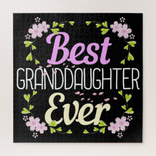 Puzzle Mejor Nieta de la Historia - Floral