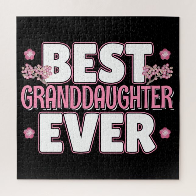 Puzzle Mejor Nieta de la Historia - Flores de cerezo (Vertical)