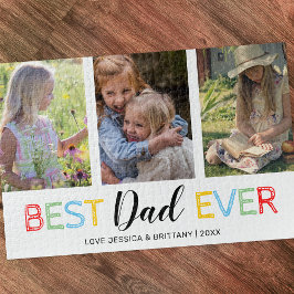 Puzzle Mejor Papá del Mundo 3 Foto de Familia
