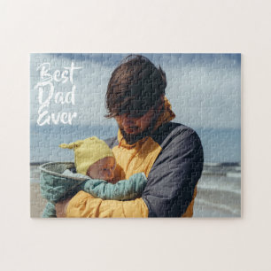 Puzzle Mejor Papá del Mundo Foto Personalizada Regalo del