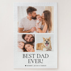 Puzzle Mejor Papá del Mundo Fotos Personalizadas Collage
