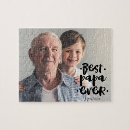 Puzzle Mejor Papá del Mundo Regalo Personalizado con Foto