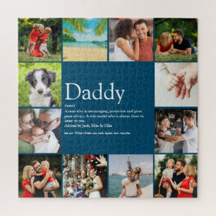 Puzzle Mejor Papá, Papito, Definición de Padre 12 Foto Az