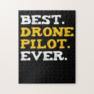 Puzzle Mejor Piloto de Drones siempre Gracioso Cuadcopter