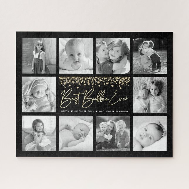 Puzzle Mejor Purpurina Bubbie Ever 10 Collage de fotos Go (Horizontal)