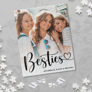Puzzle Mejores Amigas Foto Elegante de Amigas