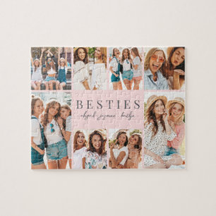 Puzzle Mejores Amigas Foto Rosa de Amigas del Alma