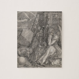 Puzzle Melancholia I, grabada por Albrecht Durer