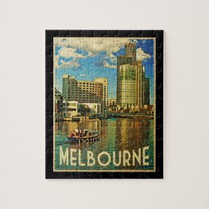 Puzzle Melbourne Skyline Australia