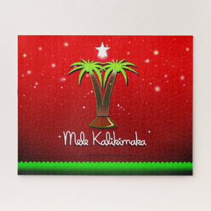Puzzle Mele Kalikimaka Palm Tree para Navidad
