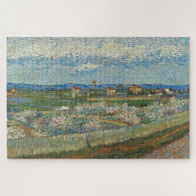 Puzzle Melocotoneros en flor de Van Gogh (Horizontal)