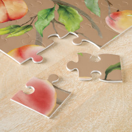 Puzzle Melocotones en el árbol