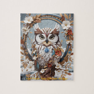 Puzzle Melody Snowy: El búho Boho