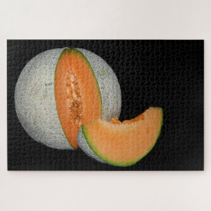 Puzzle Melón cortado del cantalupo