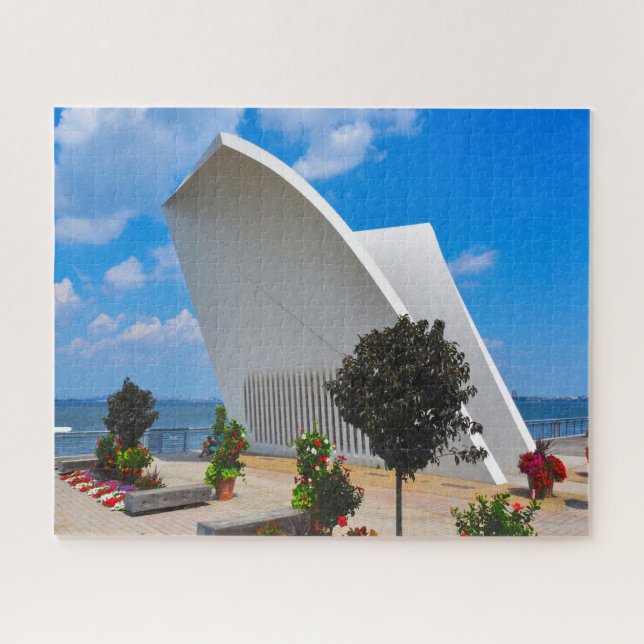 Puzzle Memorial Building Staten Island New York. (Horizontal)
