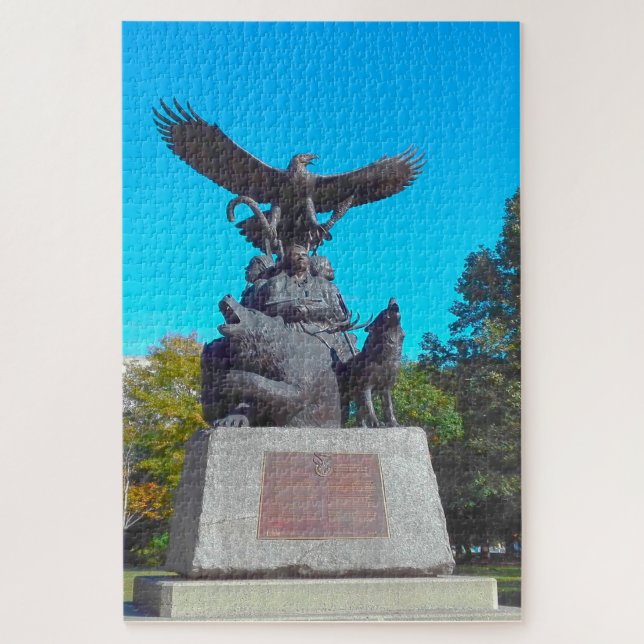 Puzzle Memorial Cabadiense de Ottawa (Vertical)