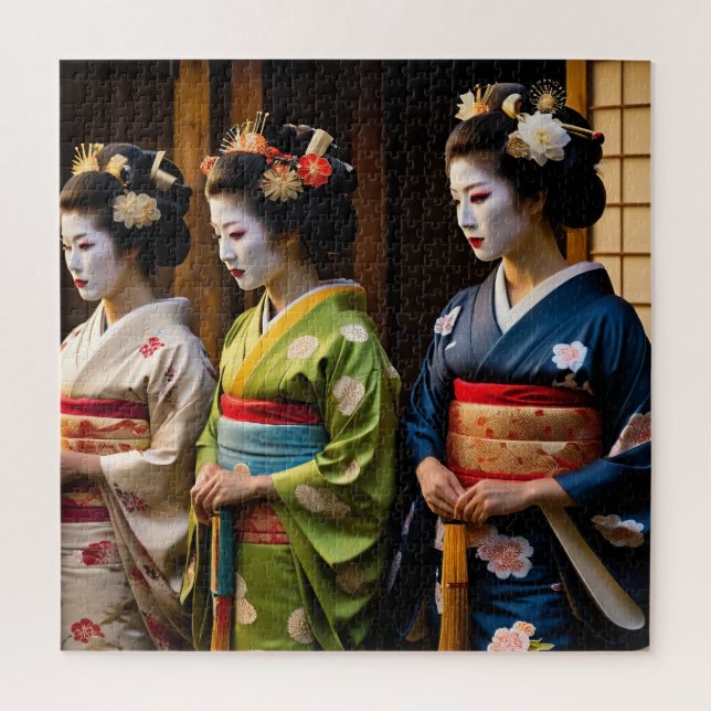 Puzzle Memorias de Maiko: Aprendizaje de Geisha (Vertical)