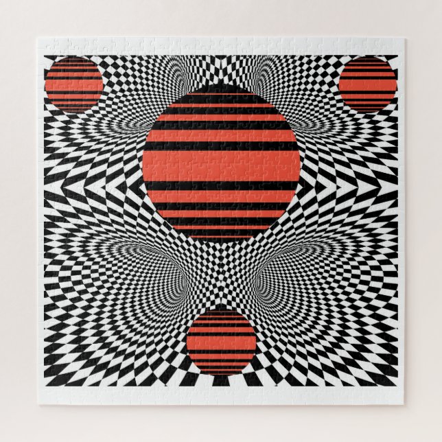 Puzzle Memphis OpArt (Vertical)