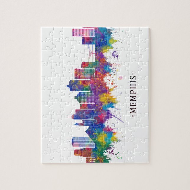 Puzzle Memphis Tennessee Skyline (Vertical)